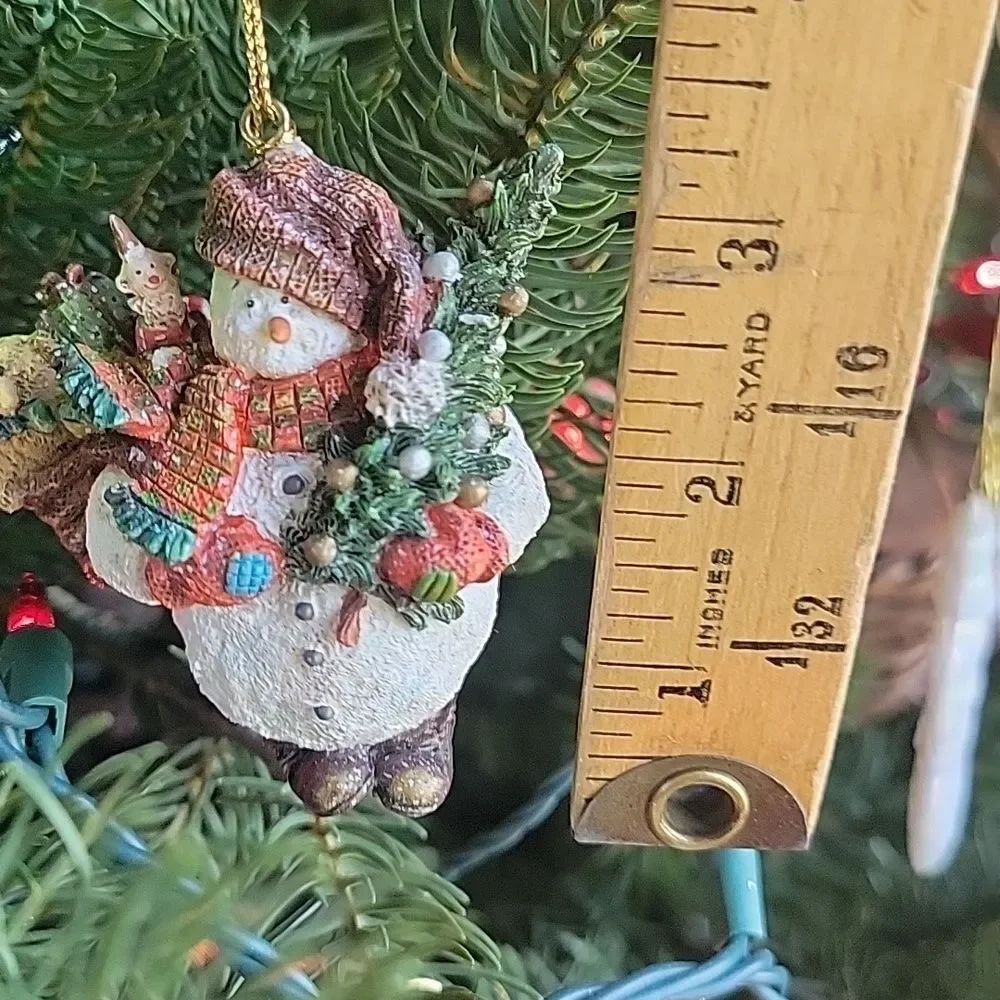 Old Glory Snowman Ornament 